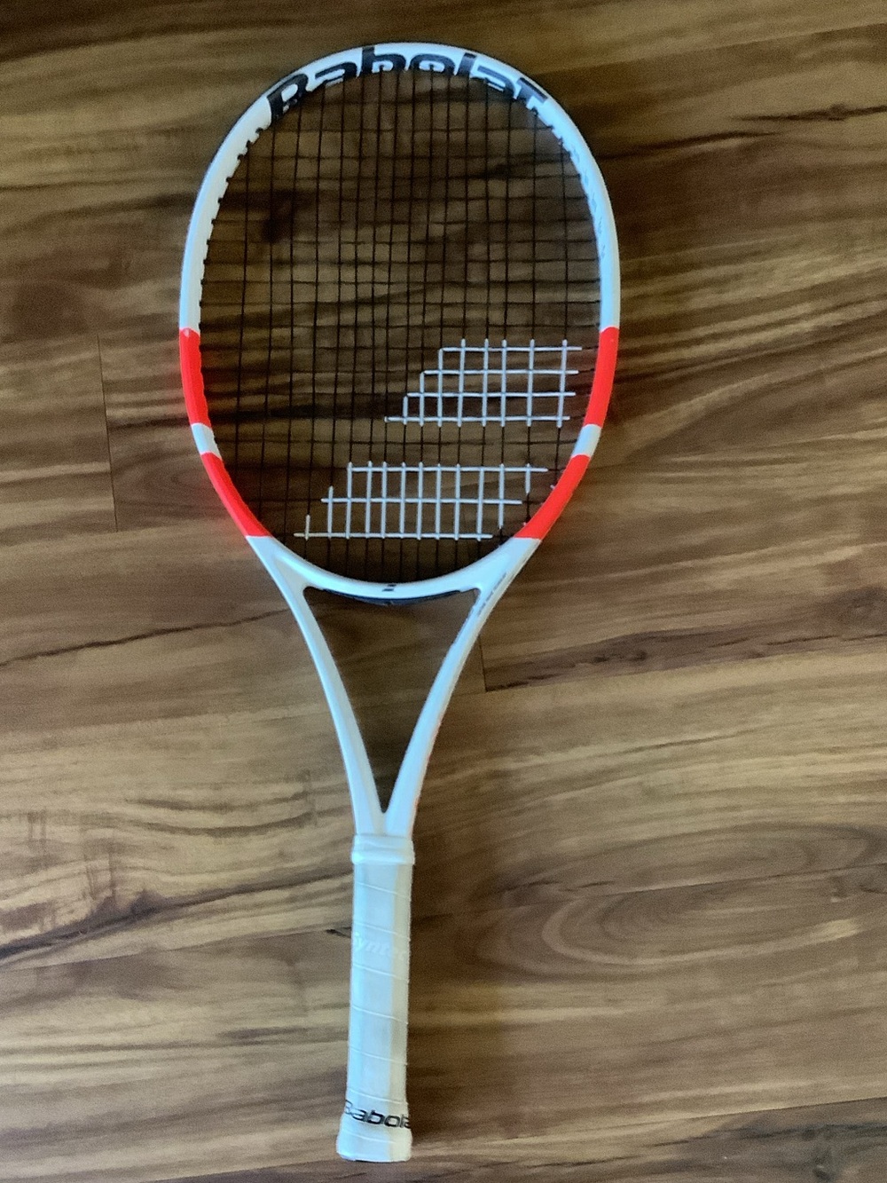 Babolat White and Red Tennis Racket - Recreational Home Games